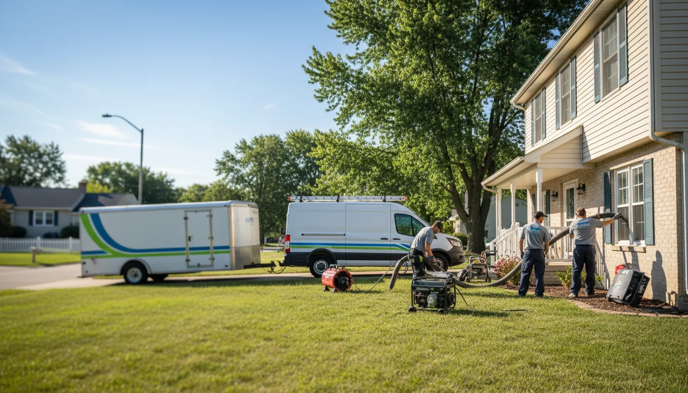 Flooded Basement Restoration And Cleanup With Repair in Twining, MI near me